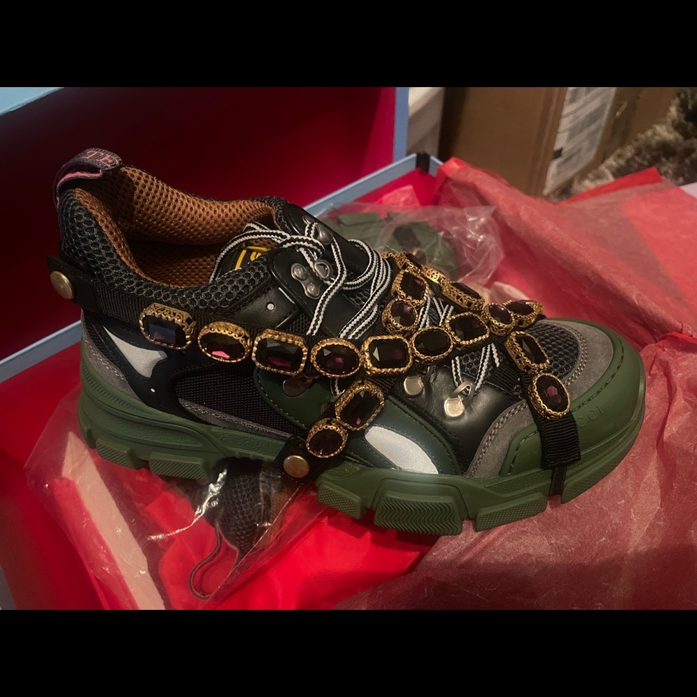GUCCI RHINESTONE SNEAKER